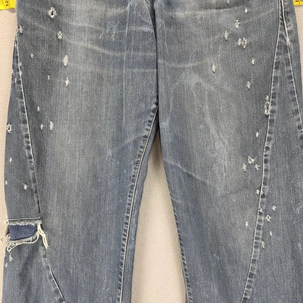 Vintage Levis Engineered Jeans Mens Blue Twisted Baggy Wide Leg Y2K Fits 32x28